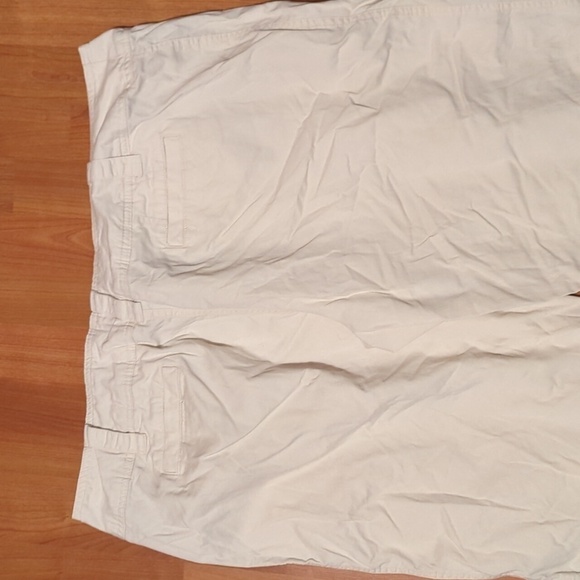 AVENUE plus size women's signature chino Bermuda shorts cream color comf… - Picture 5 of 10